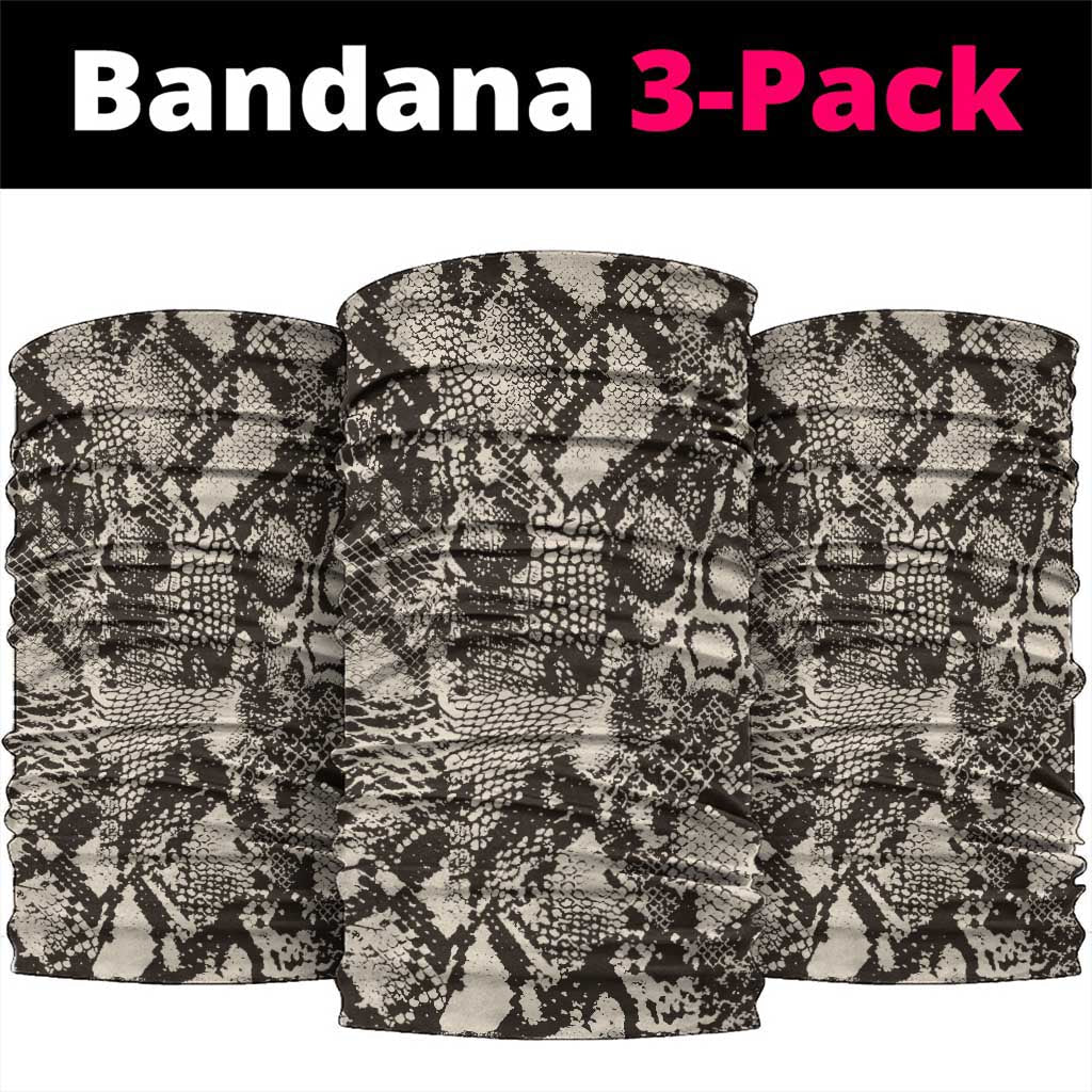 Wild Animal Skins Neck Gaiter Snake and Crocodile Mix Skin LT9