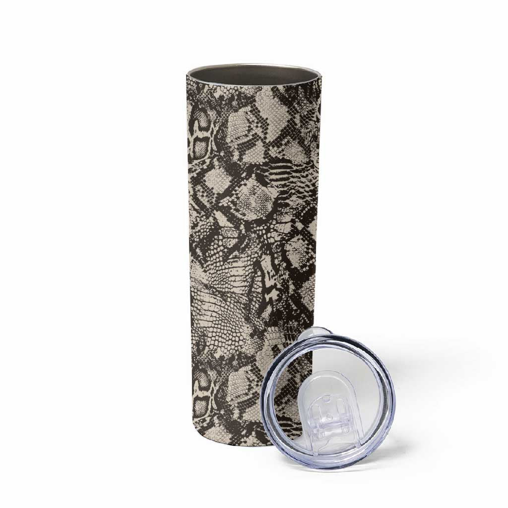 African Wild Animal Skins Skinny Tumbler Snake and Crocodile Mix Skin LT9