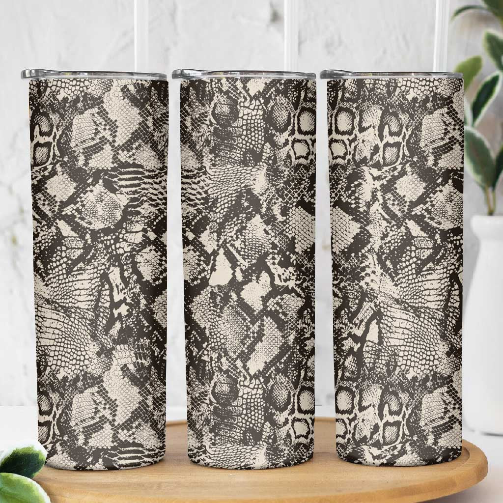 African Wild Animal Skins Skinny Tumbler Snake and Crocodile Mix Skin LT9