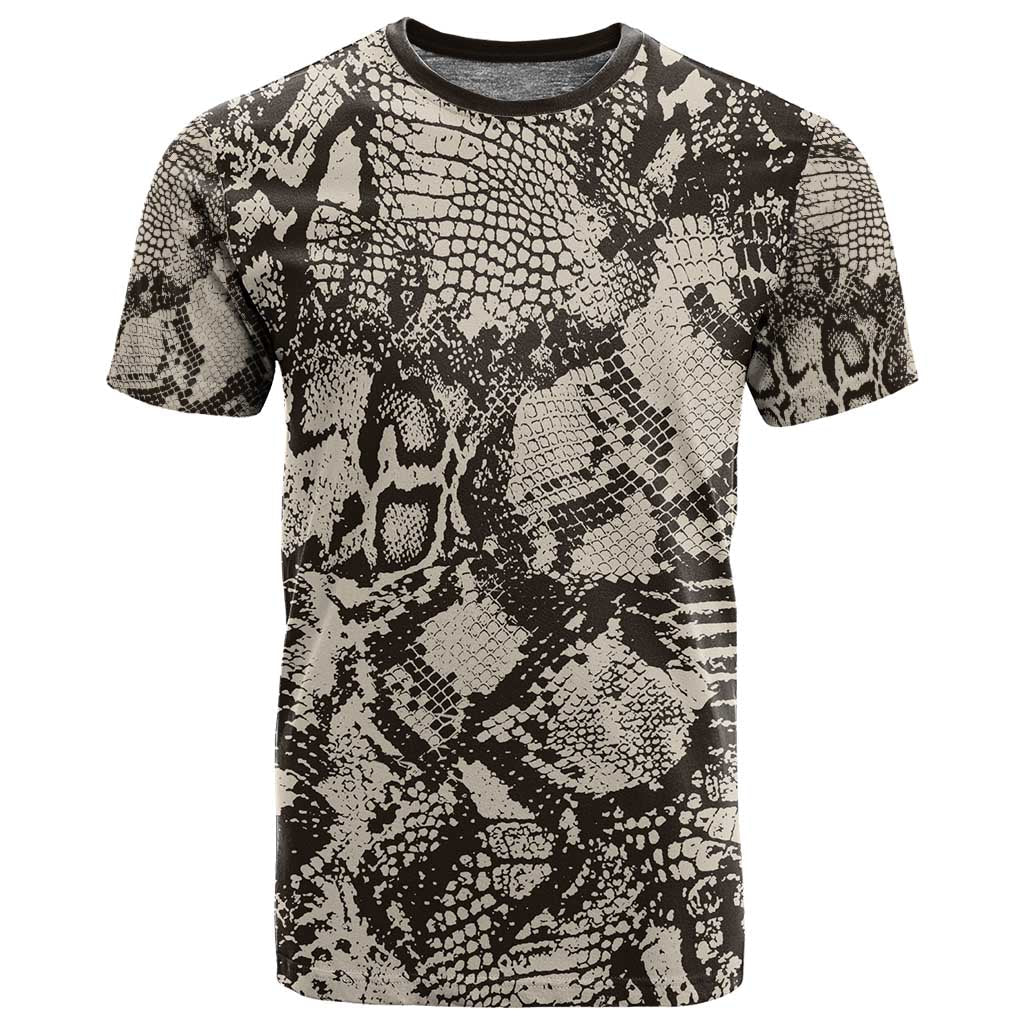 African Wild Animal Skins T shirt Snake and Crocodile Mix Skin LT9