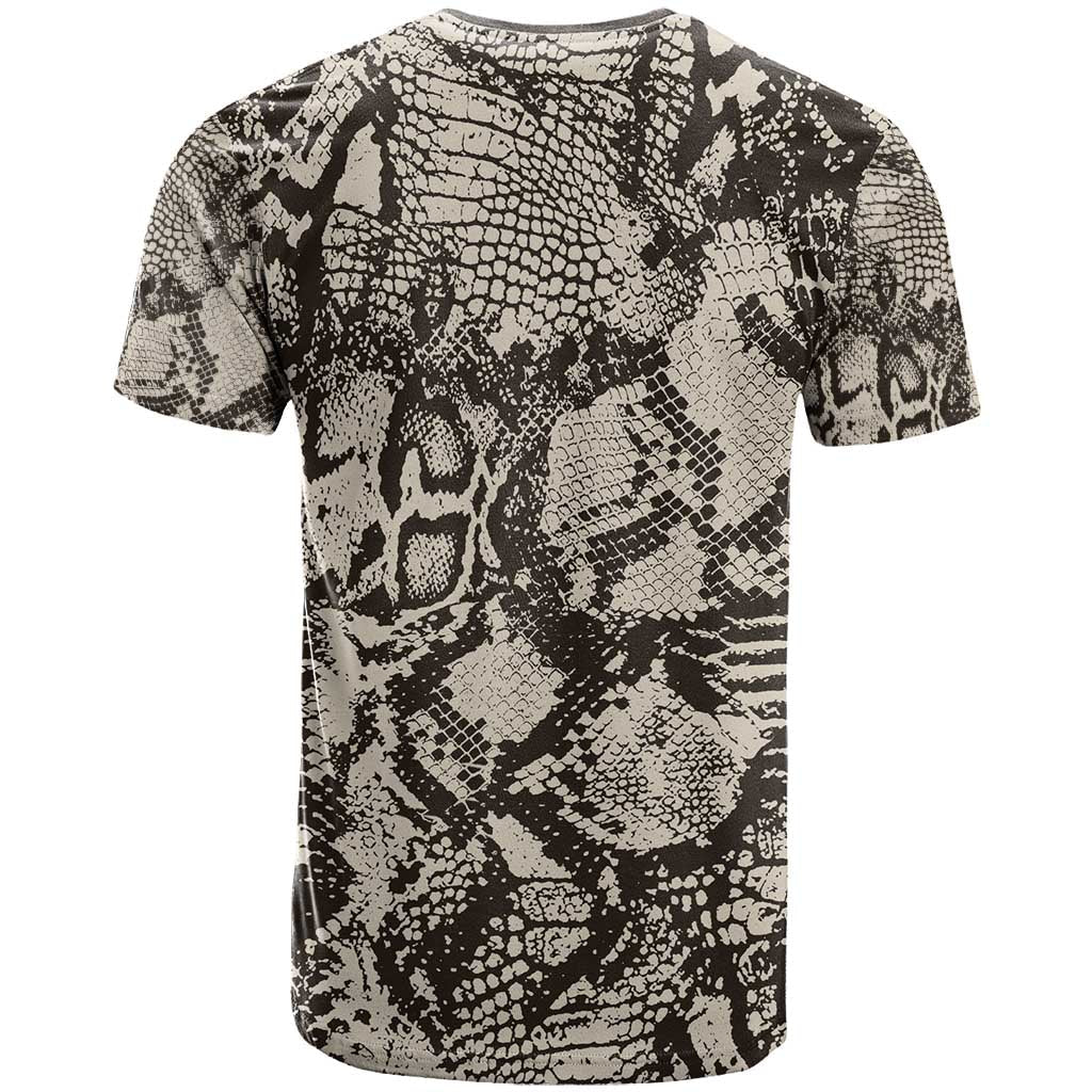 African Wild Animal Skins T shirt Snake and Crocodile Mix Skin LT9