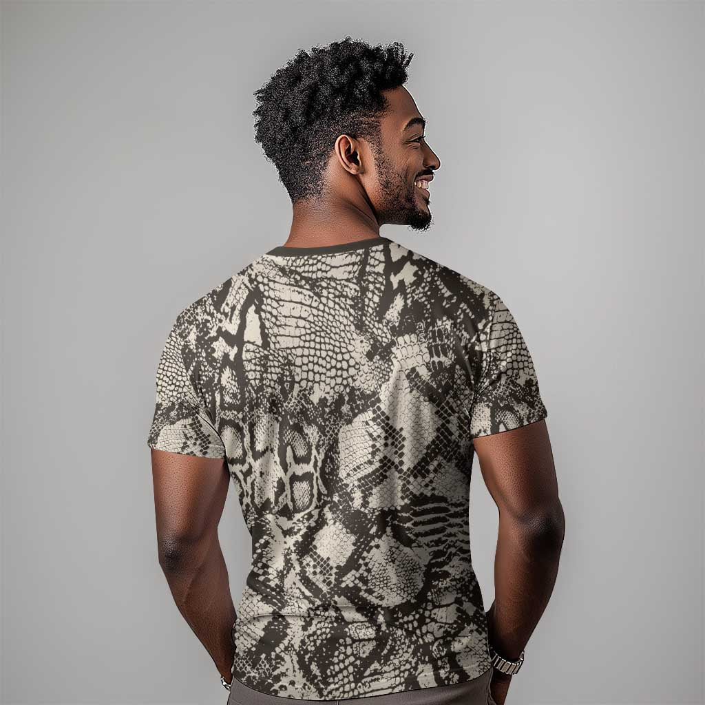 African Wild Animal Skins T shirt Snake and Crocodile Mix Skin LT9