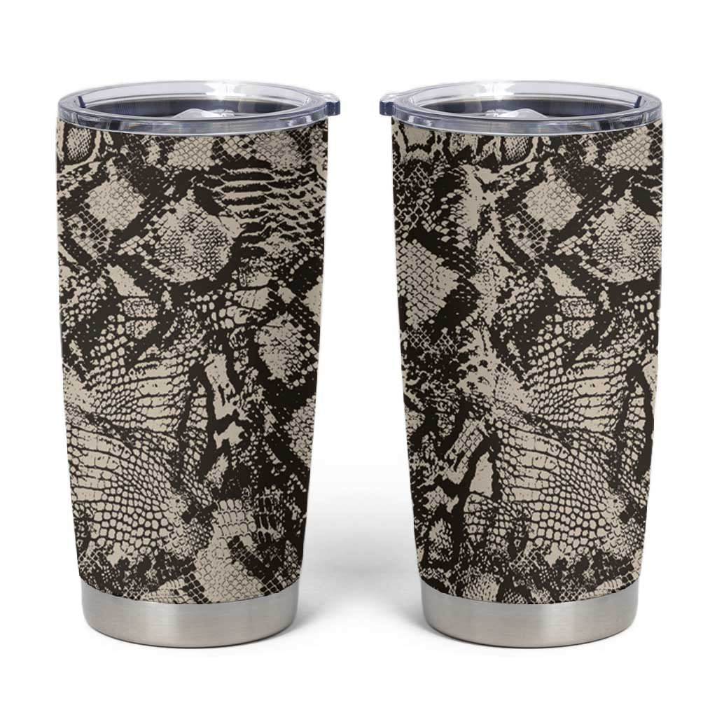 African Wild Animal Skins Tumbler Cup Snake and Crocodile Mix Skin LT9
