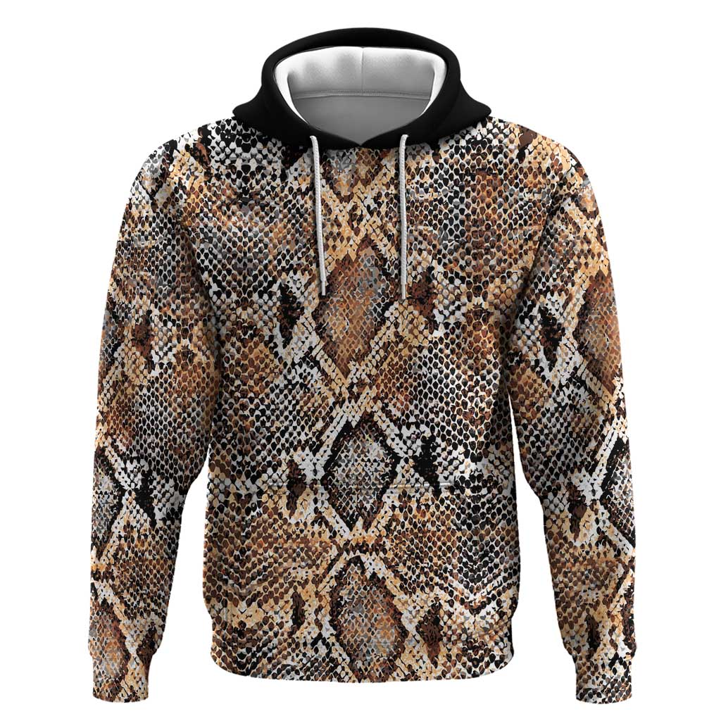 Wild Animal Skins Hoodie Vintage Snake Skin Pattern LT9