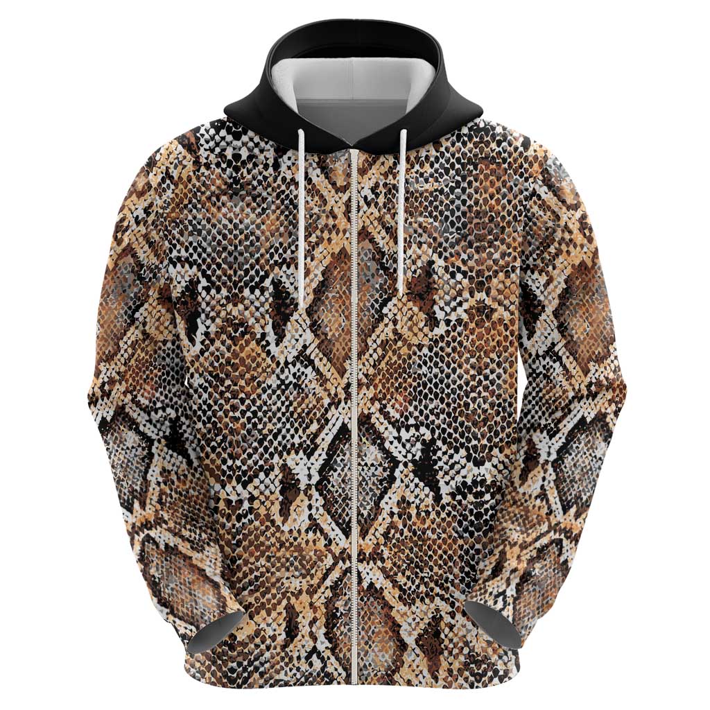 Wild Animal Skins Hoodie Vintage Snake Skin Pattern LT9