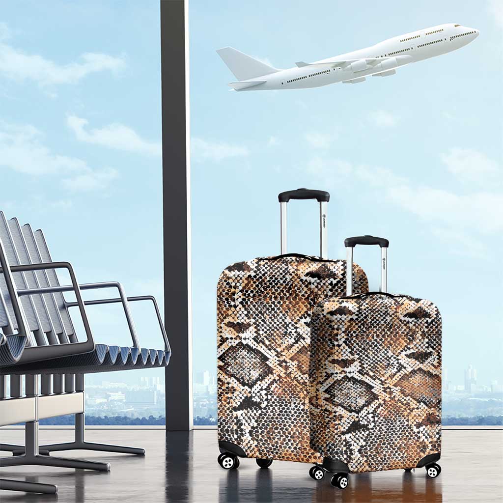 Wild Animal Skins Luggage Cover Vintage Snake Skin Pattern LT9