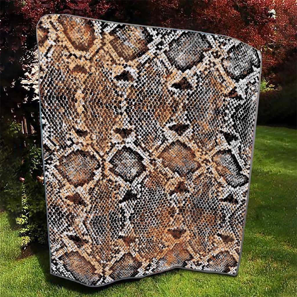 African Wild Animal Skins Quilt Vintage Snake Skin Pattern LT9