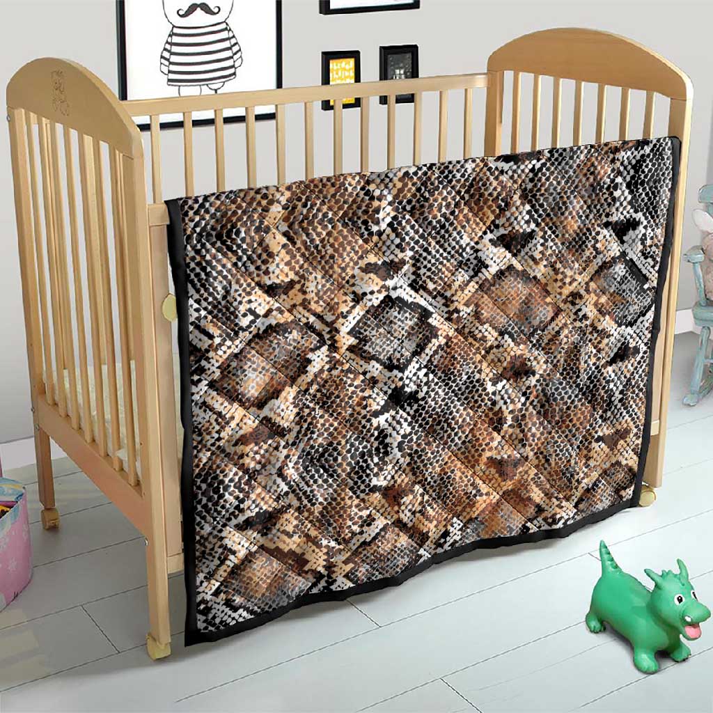 African Wild Animal Skins Quilt Vintage Snake Skin Pattern LT9