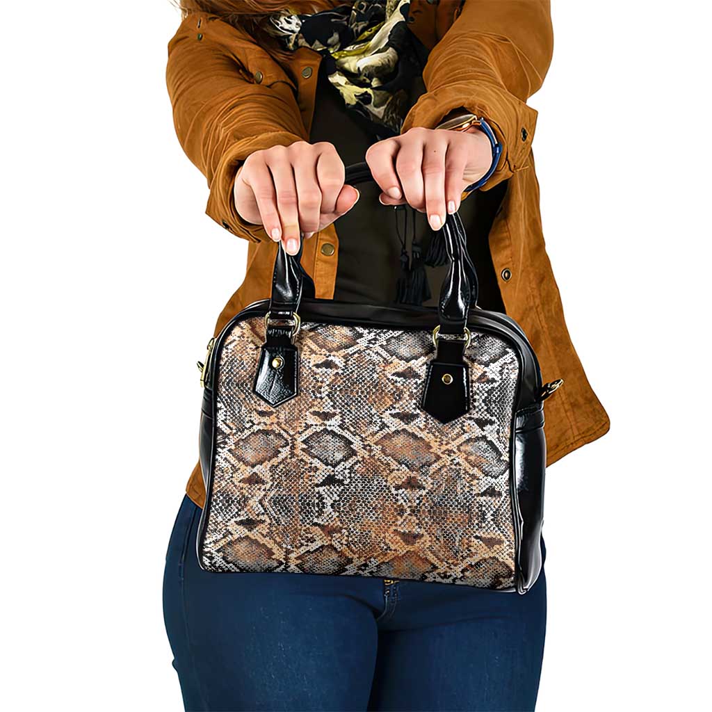 Wild Animal Skins Shoulder Handbag Vintage Snake Skin Pattern LT9