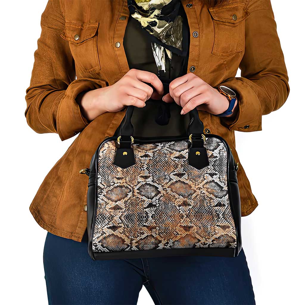 Wild Animal Skins Shoulder Handbag Vintage Snake Skin Pattern LT9