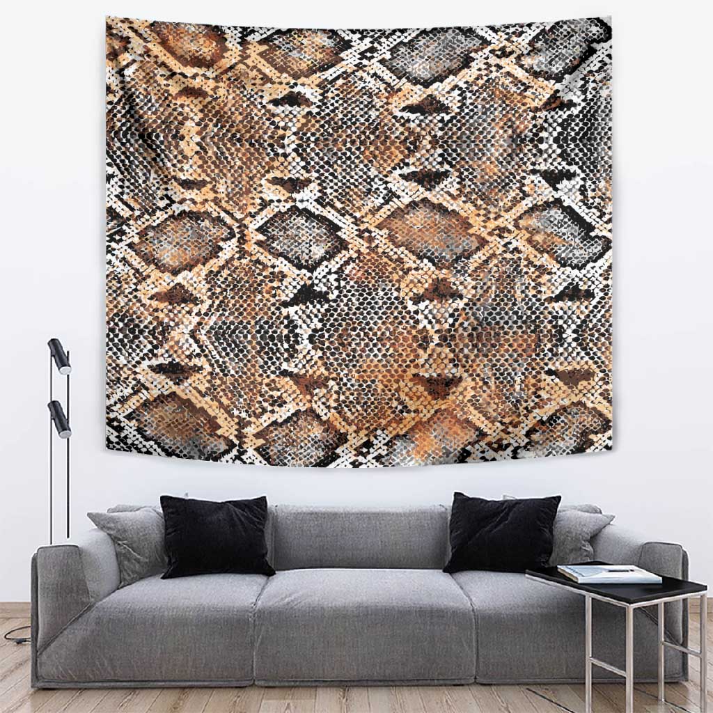 African Wild Animal Skins Tapestry Vintage Snake Skin Pattern LT9