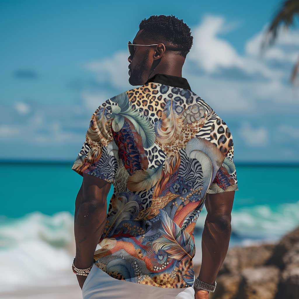 African Wild Animal Skins Hawaiian Shirt Unique Leopard Zebra And Snake Patterns LT9
