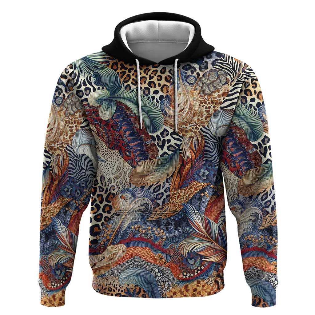 Wild Animal Skins Hoodie Unique Leopard Zebra And Snake Patterns LT9