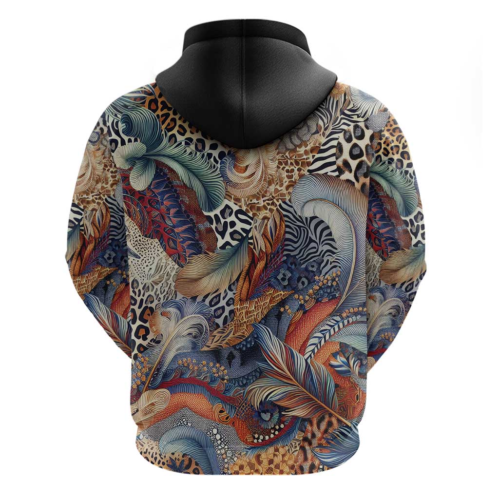 Wild Animal Skins Hoodie Unique Leopard Zebra And Snake Patterns LT9