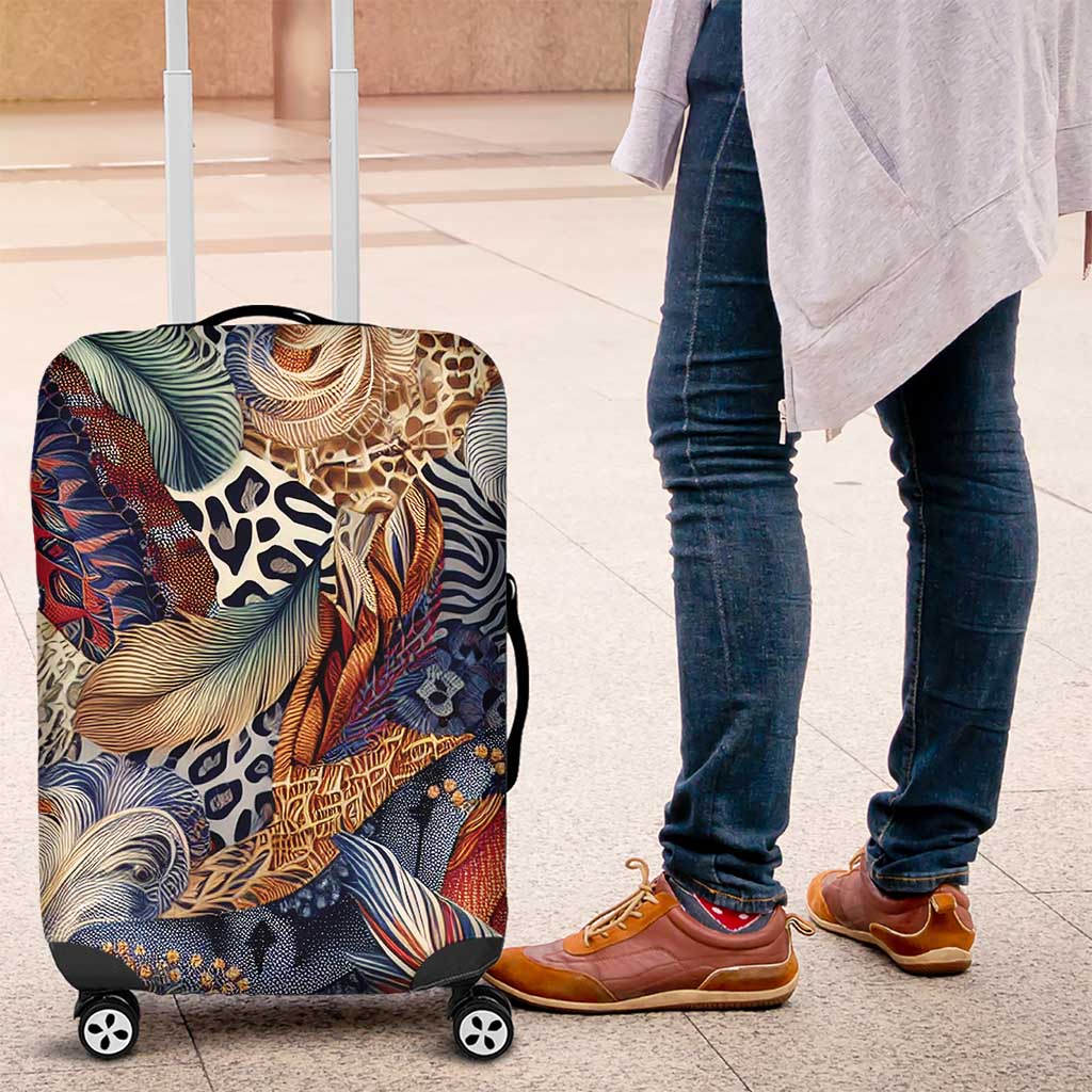Wild Animal Skins Luggage Cover Unique Leopard Zebra And Snake Patterns LT9