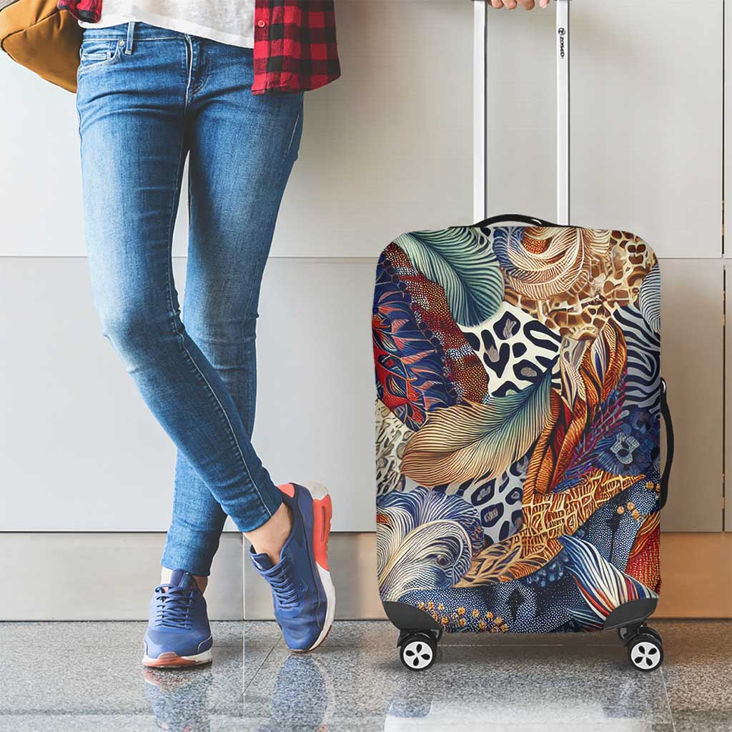 Wild Animal Skins Luggage Cover Unique Leopard Zebra And Snake Patterns LT9