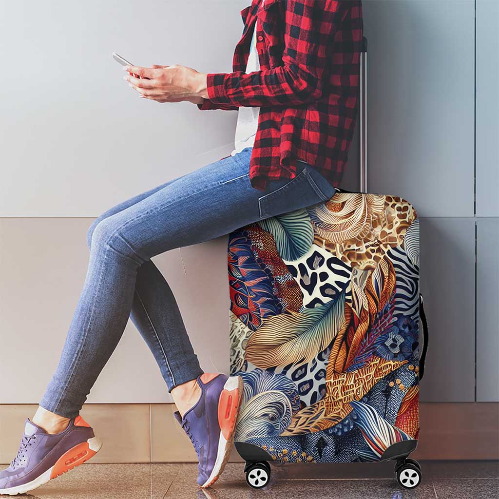 Wild Animal Skins Luggage Cover Unique Leopard Zebra And Snake Patterns LT9