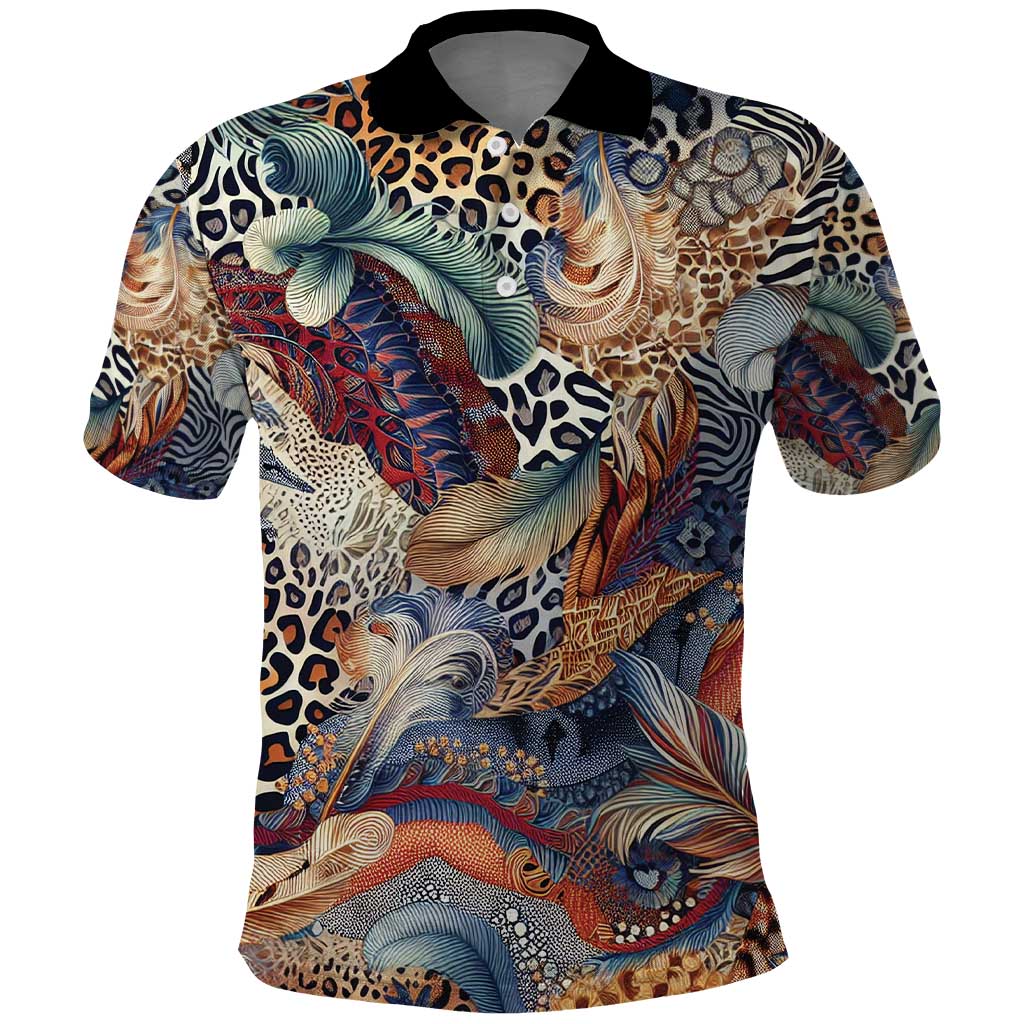 Wild Animal Skins Polo Shirt Unique Leopard Zebra And Snake Patterns LT9