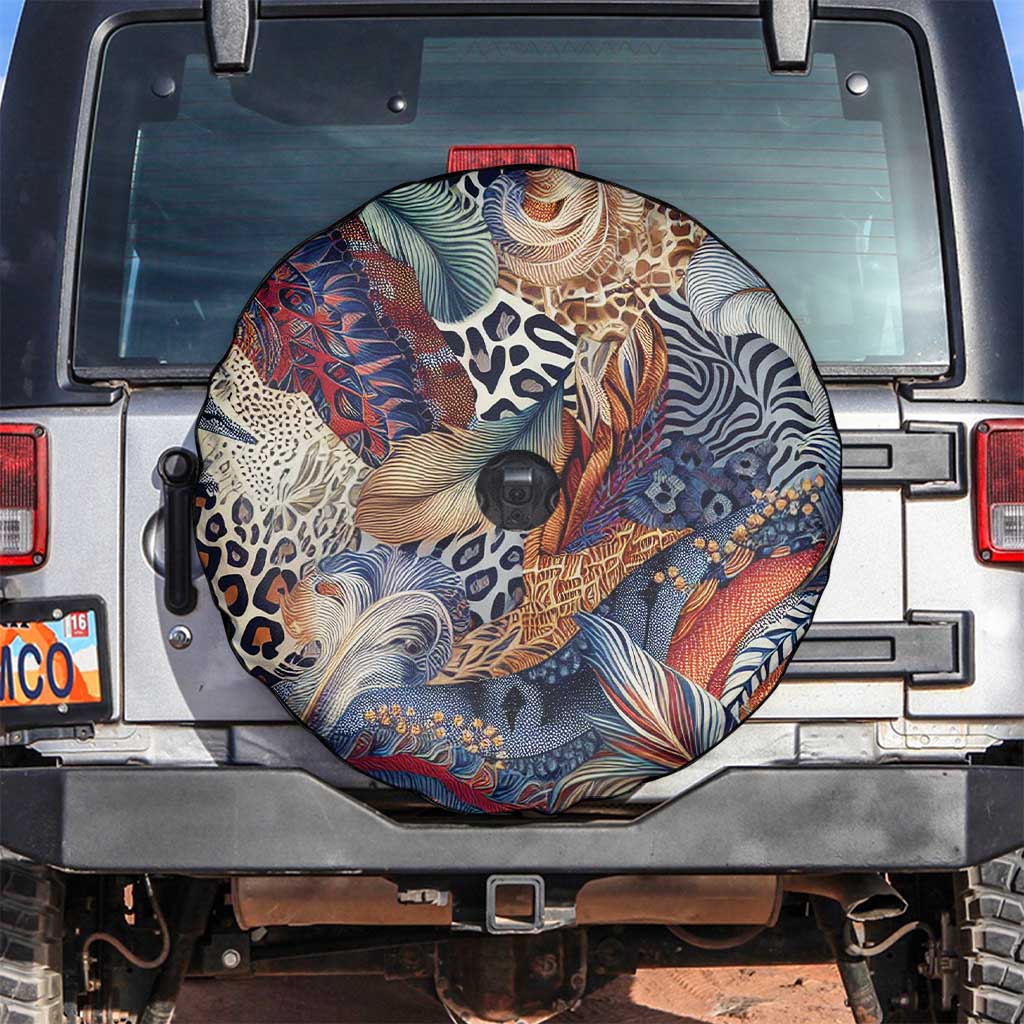 Wild Animal Skins Spare Tire Cover Unique Leopard Zebra And Snake Patterns LT9
