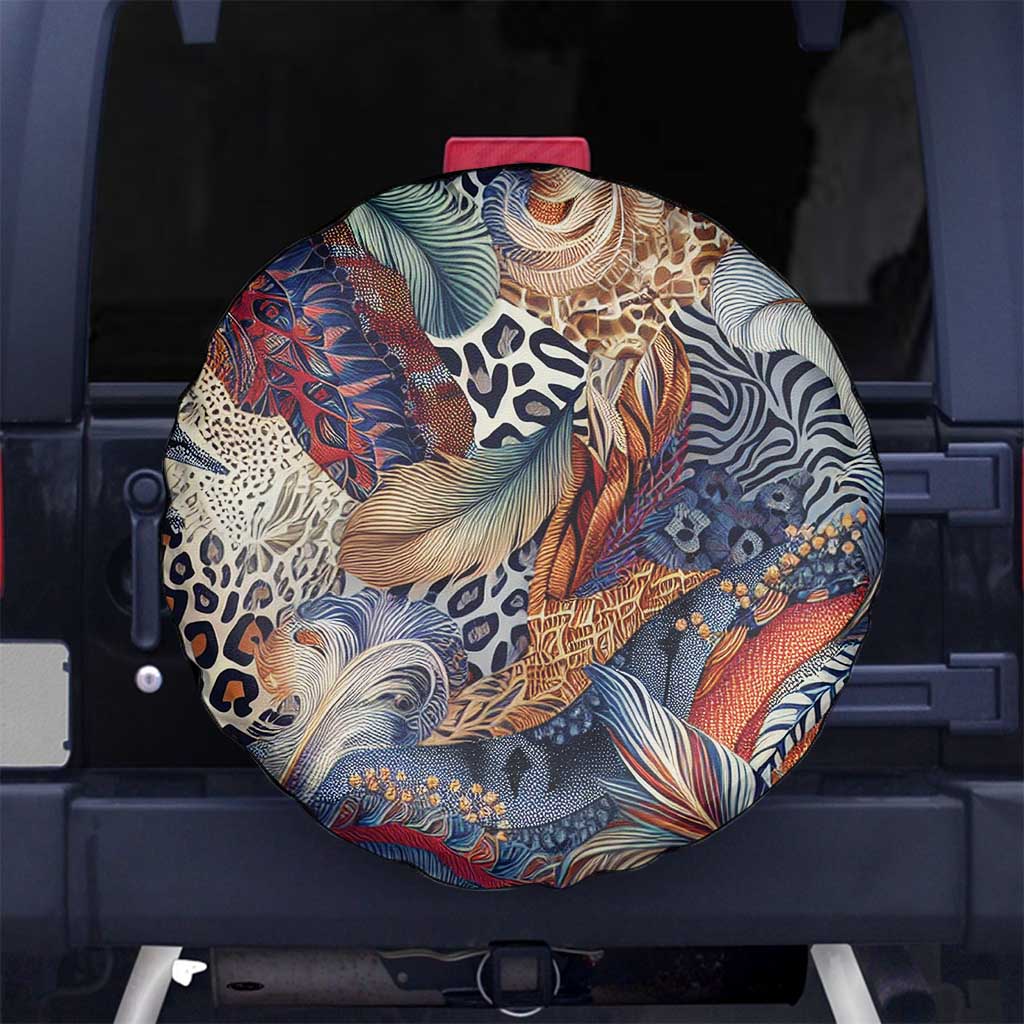 Wild Animal Skins Spare Tire Cover Unique Leopard Zebra And Snake Patterns LT9