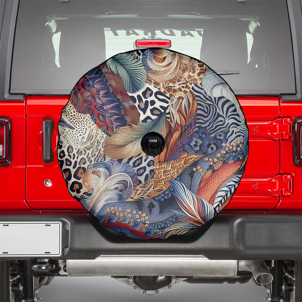 Wild Animal Skins Spare Tire Cover Unique Leopard Zebra And Snake Patterns LT9