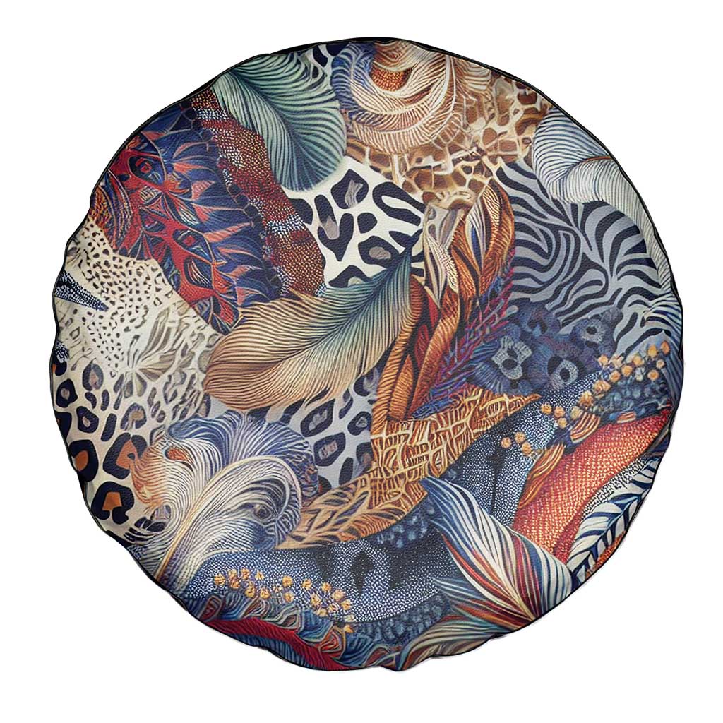 Wild Animal Skins Spare Tire Cover Unique Leopard Zebra And Snake Patterns LT9