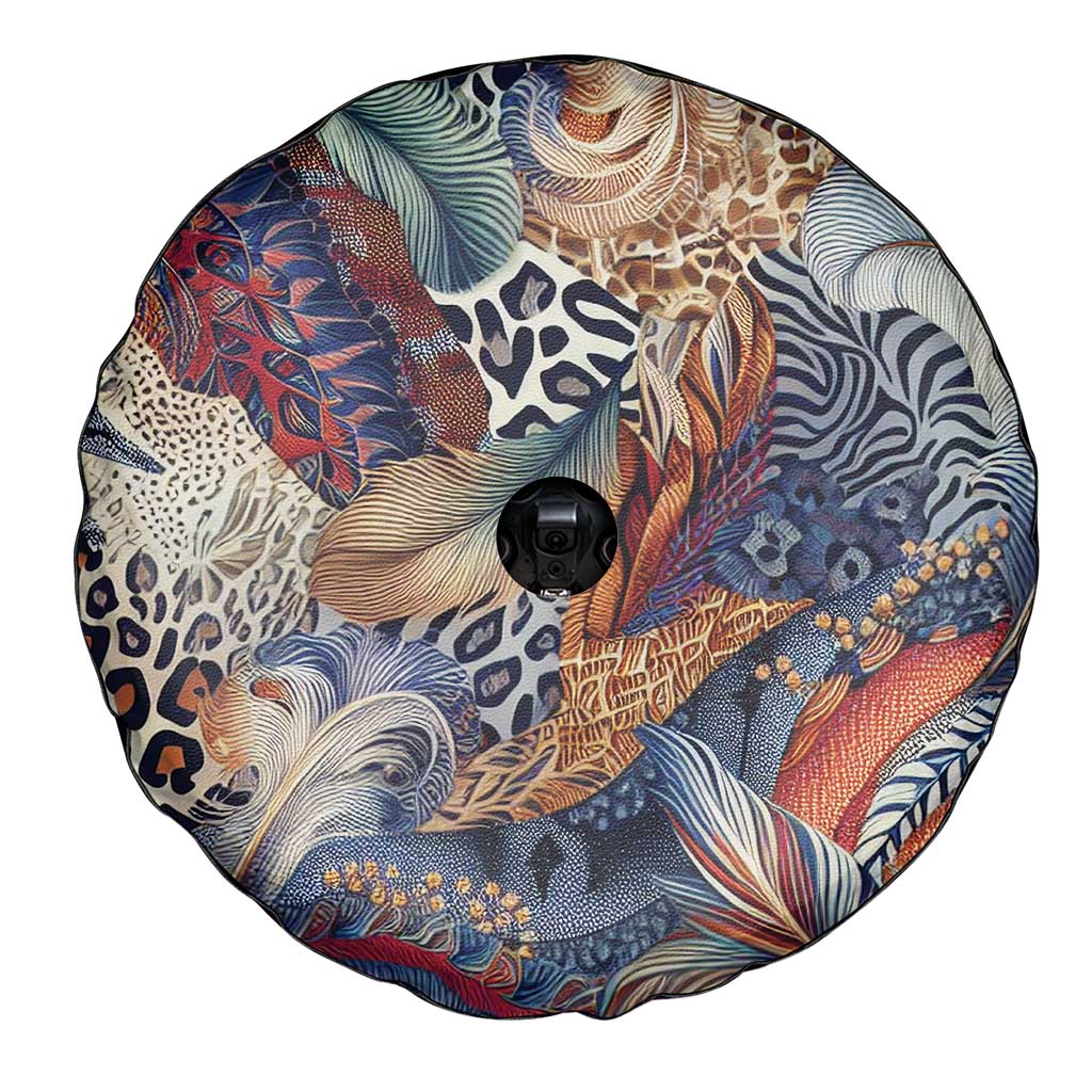 Wild Animal Skins Spare Tire Cover Unique Leopard Zebra And Snake Patterns LT9