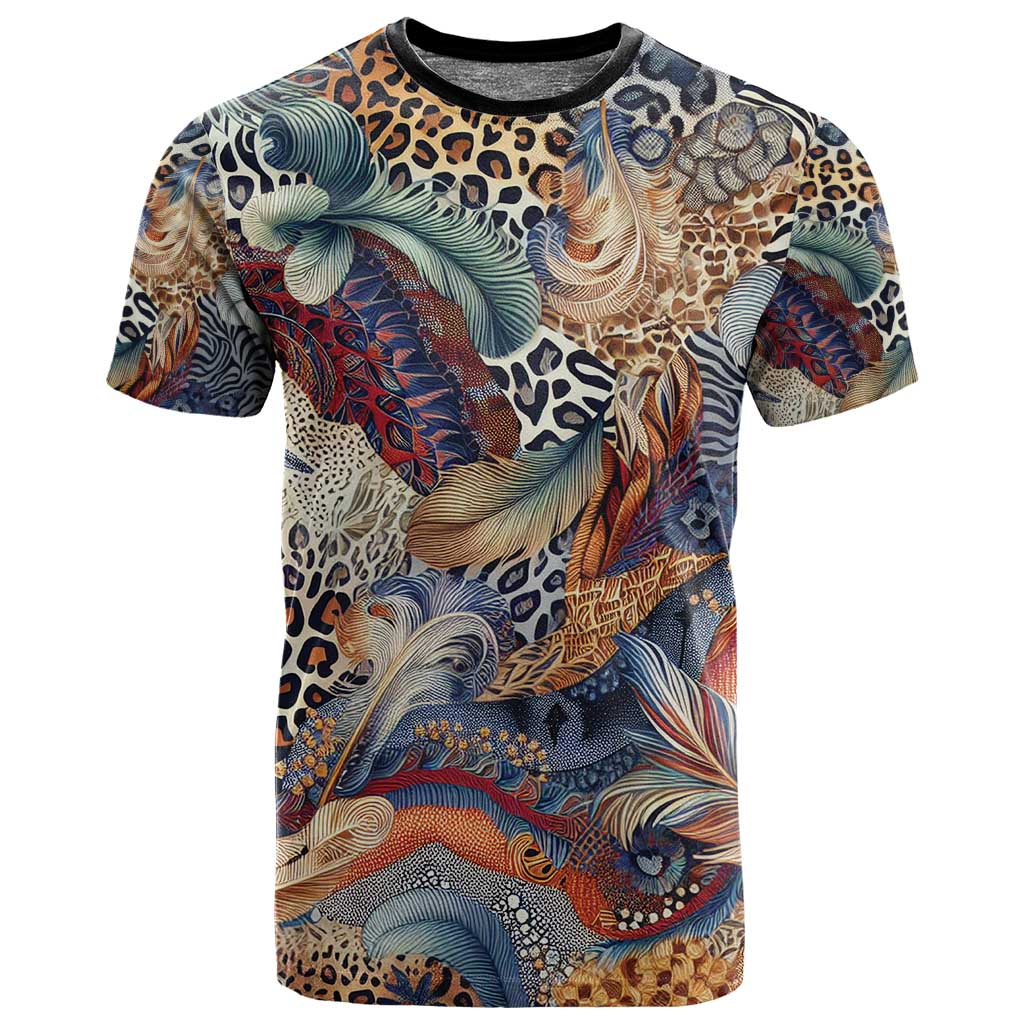 African Wild Animal Skins T shirt Unique Leopard Zebra And Snake Patterns LT9