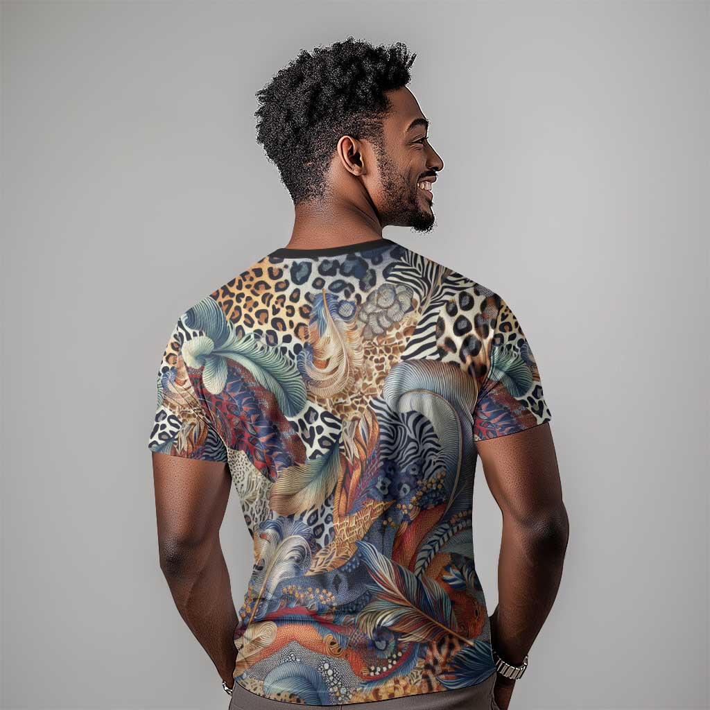 African Wild Animal Skins T shirt Unique Leopard Zebra And Snake Patterns LT9