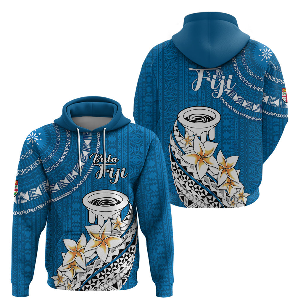 Bula Fiji Hoodie Kava Bowl Tapa Tribal LT9