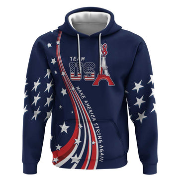 Personalized USA One For All Hoodie Go Paris 2024 LT9