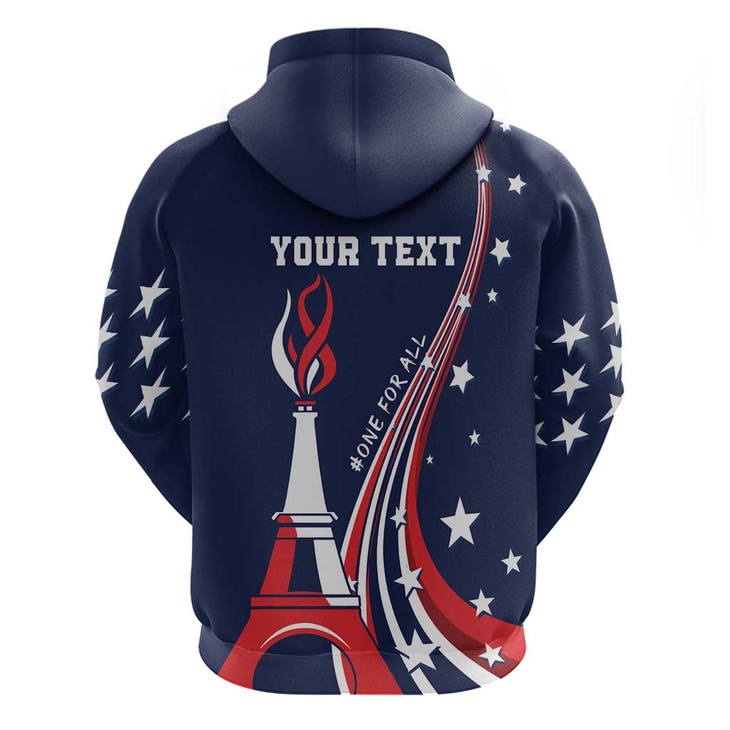 Personalized USA One For All Hoodie Go Paris 2024 LT9