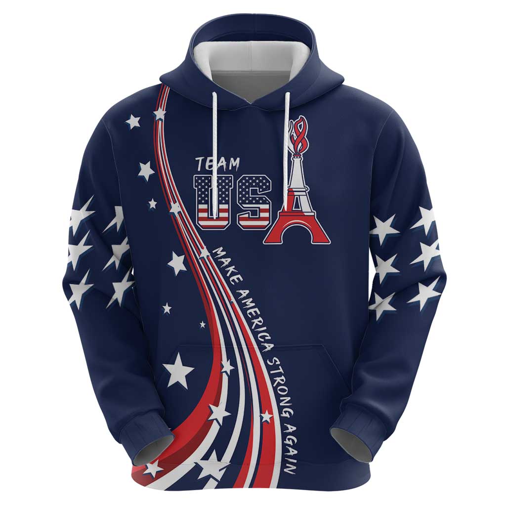 Personalized USA One For All Hoodie Go Paris 2024 LT9