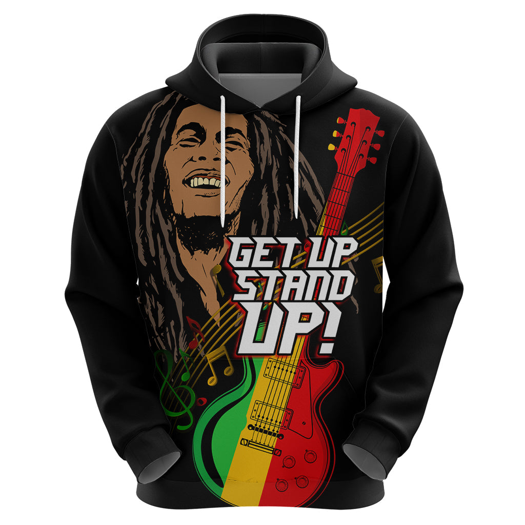 Legend Bob Get Up Stand Up Hoodie Reggae Multicolored LT9