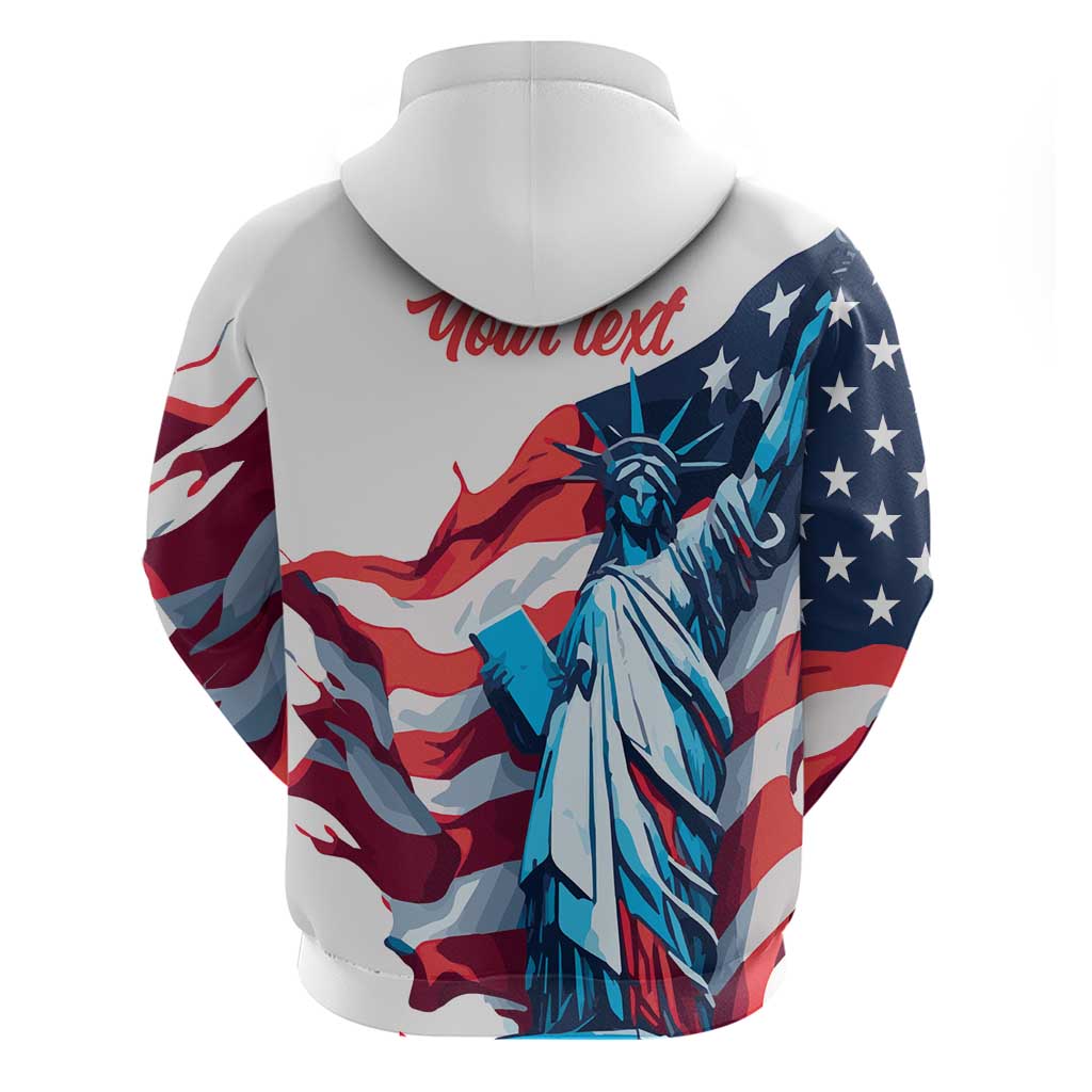 Personalized United States Independence Day Hoodie Statue of Liberty Happy 4th Of July LT9