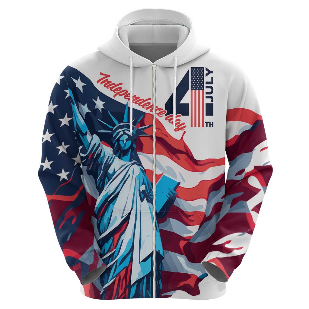 Personalized United States Independence Day Hoodie Statue of Liberty Happy 4th Of July LT9