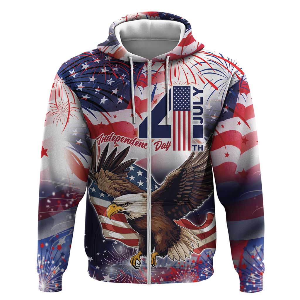 Personalized American Eagles 4th of July Hoodie USA Independence Day LT9
