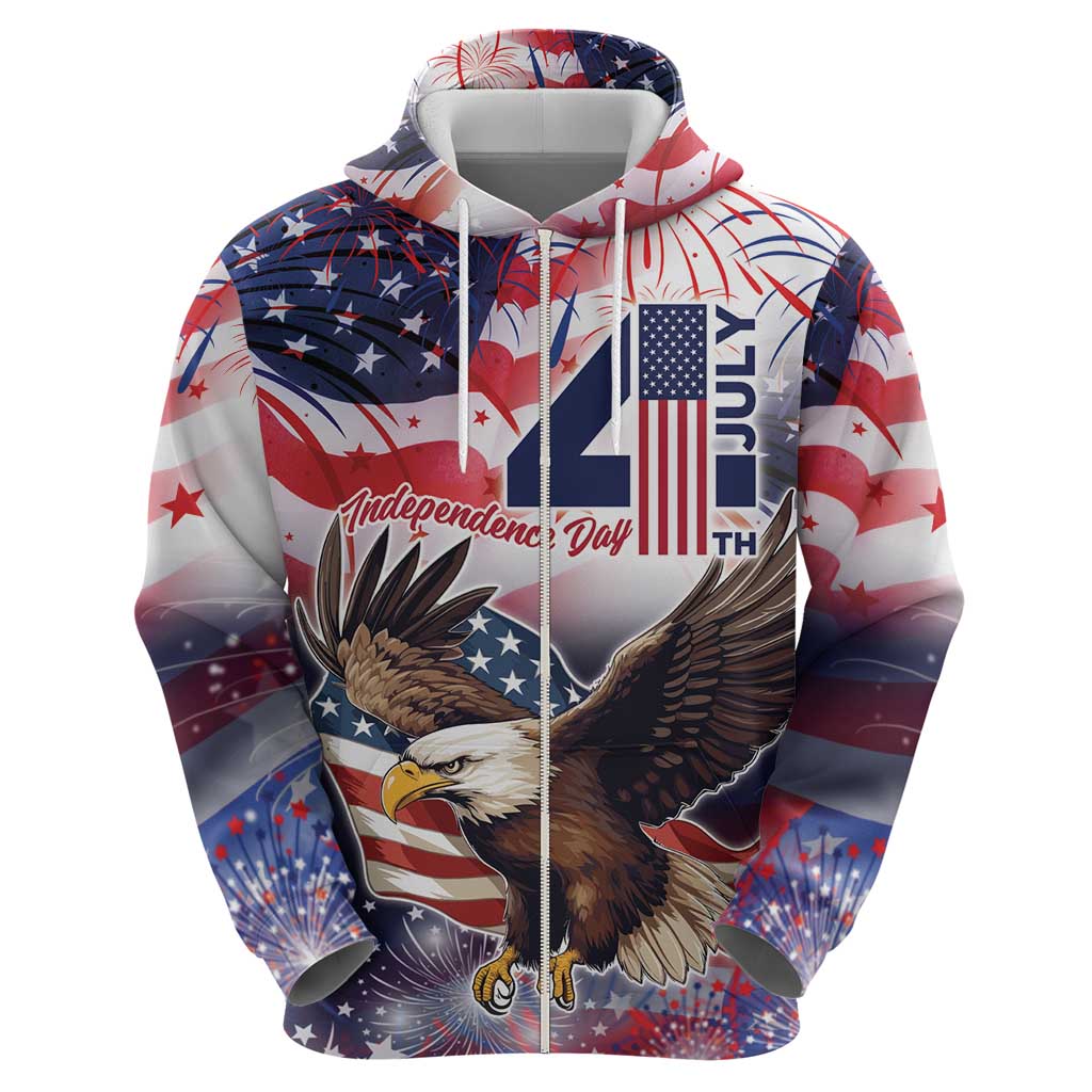 Personalized American Eagles 4th of July Hoodie USA Independence Day LT9