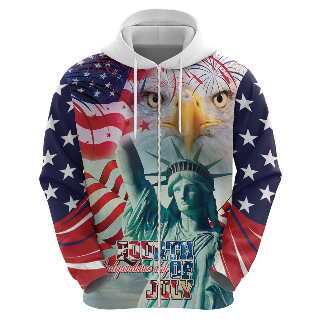 Personalized 4th of July USA Statue of Liberty Hoodie Happy Independence Day LT9