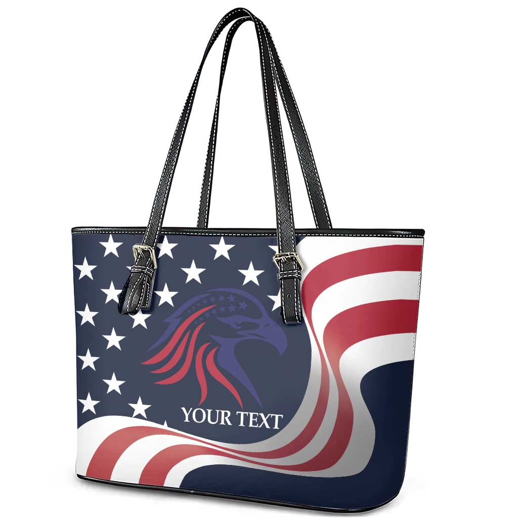 Custom USA Rugby Leather Tote Bag The Eagles Summer Paris 2024 LT9