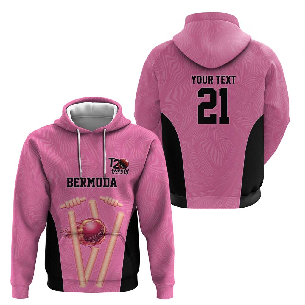 Bermuda Cricket Custom Hoodie Quo Fata Ferunt Sporty LT9