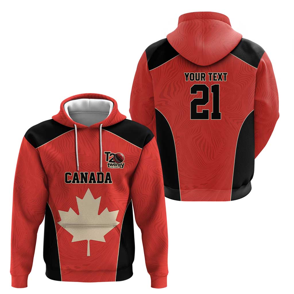 Canada Cricket Custom Hoodie Classic Maple Leaf LT9