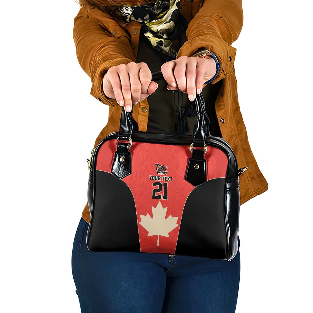 Canada Cricket Custom Shoulder Handbag Classic Maple Leaf LT9
