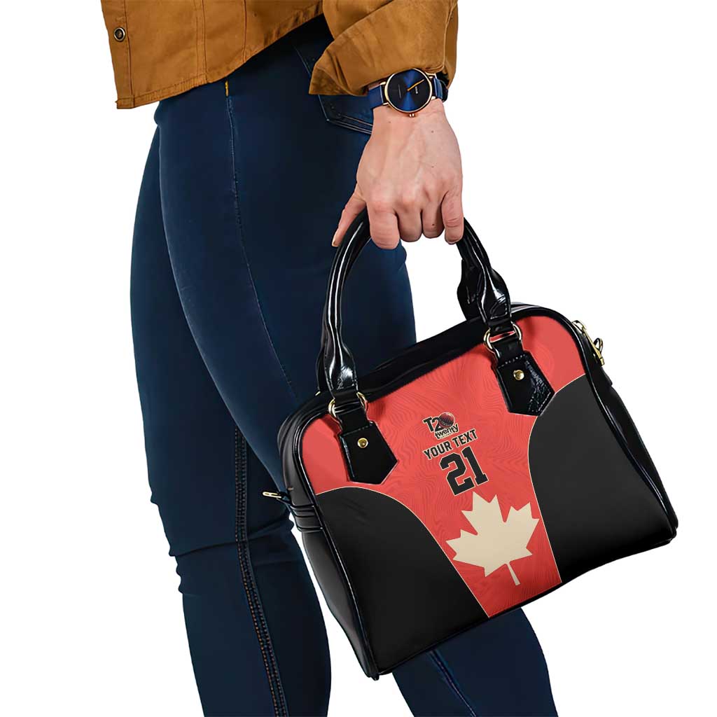 Canada Cricket Custom Shoulder Handbag Classic Maple Leaf LT9