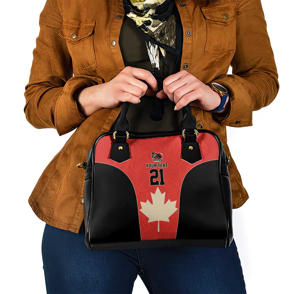 Canada Cricket Custom Shoulder Handbag Classic Maple Leaf LT9