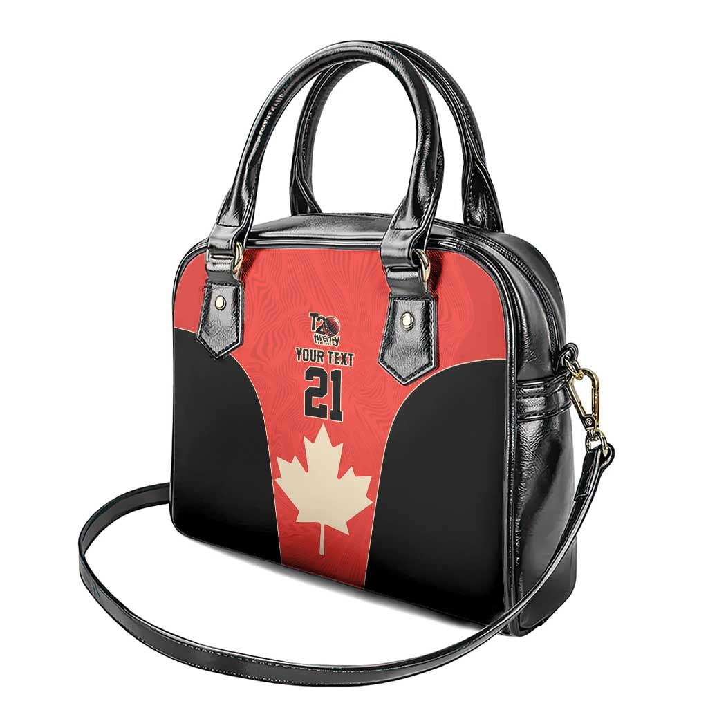 Canada Cricket Custom Shoulder Handbag Classic Maple Leaf LT9