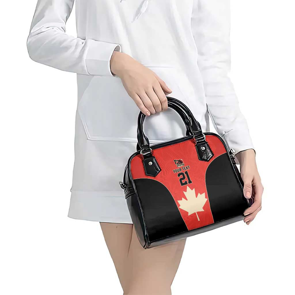 Canada Cricket Custom Shoulder Handbag Classic Maple Leaf LT9
