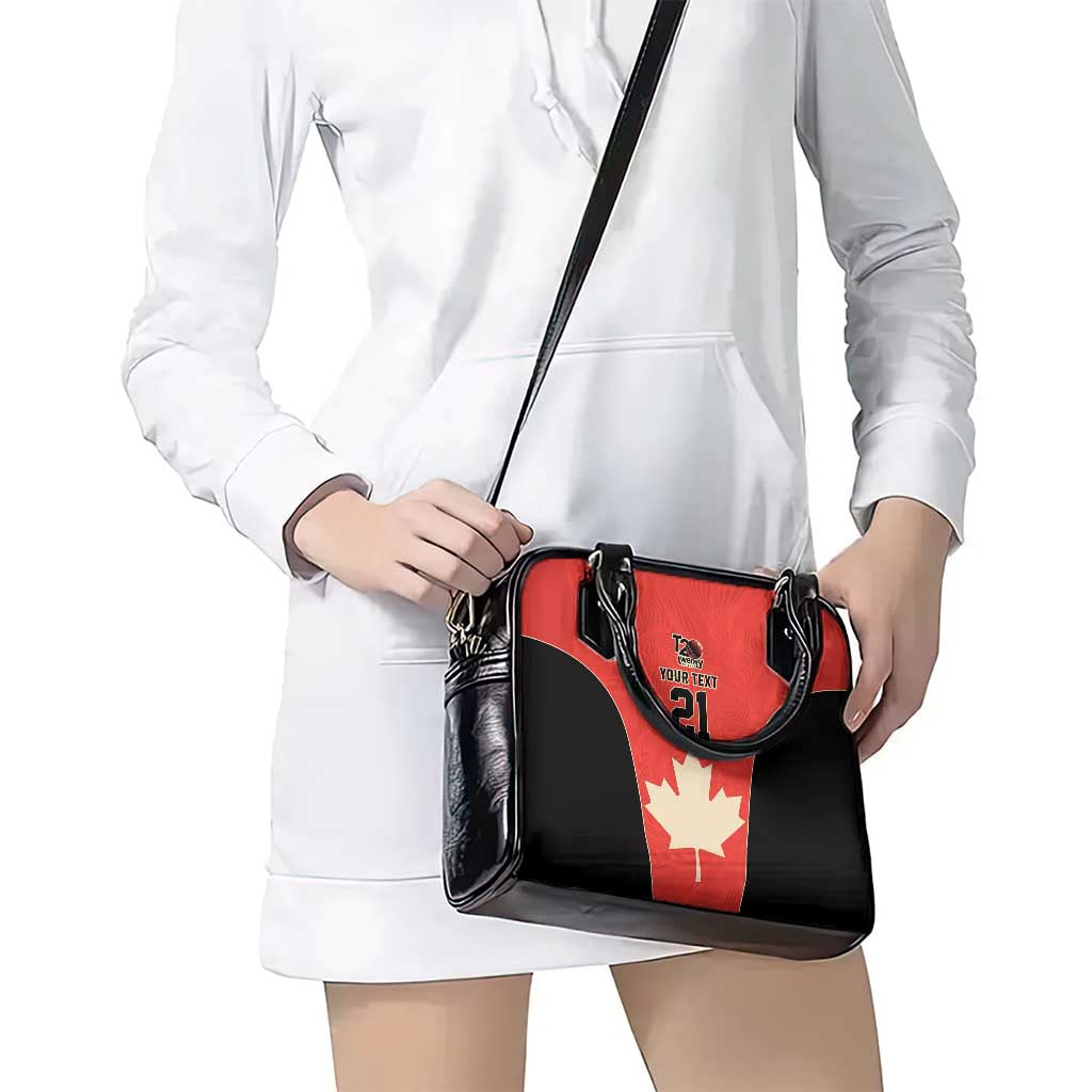 Canada Cricket Custom Shoulder Handbag Classic Maple Leaf LT9