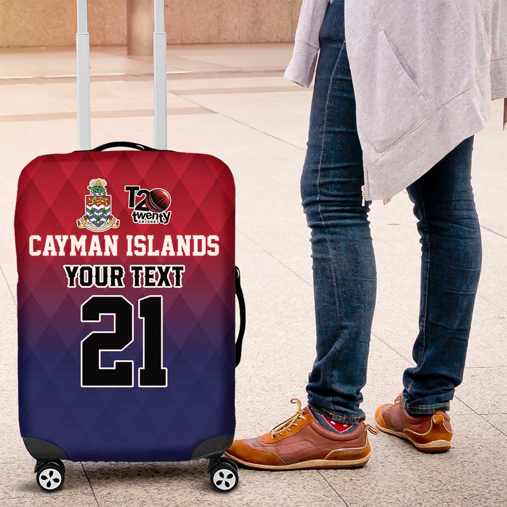 Cayman Islands Cricket Custom Luggage Cover Classic Coat of Arms Sporty LT9