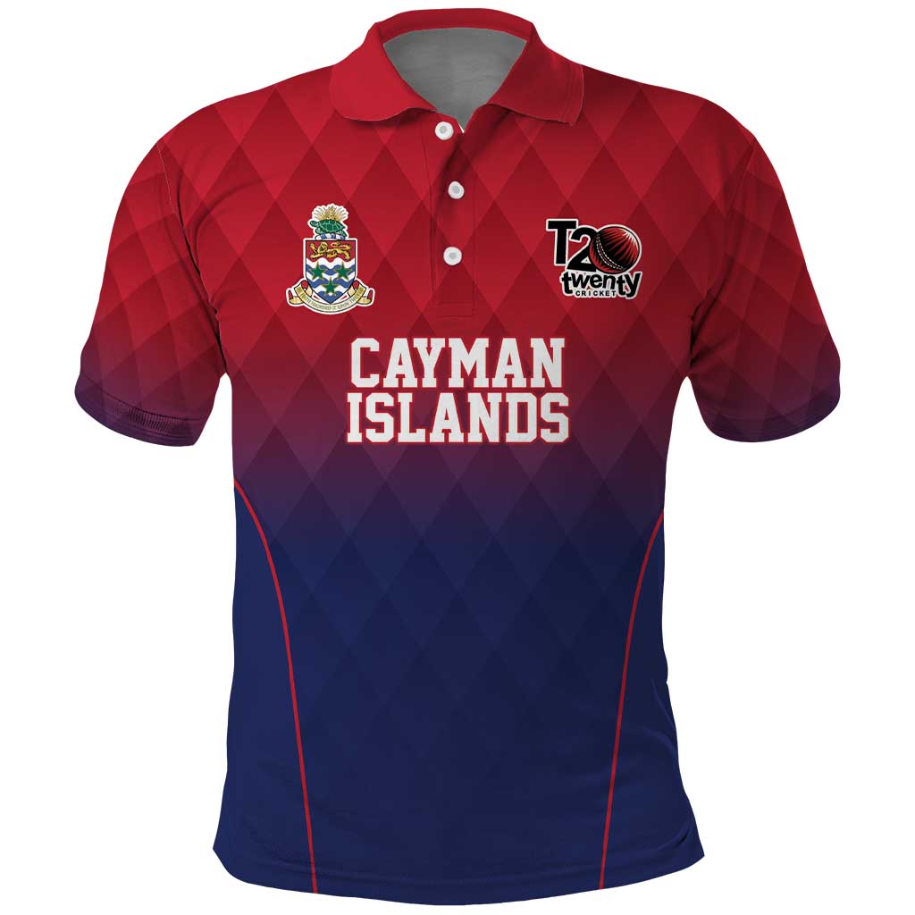 Cayman Islands Cricket Custom Polo Shirt Classic Coat of Arms Sporty LT9